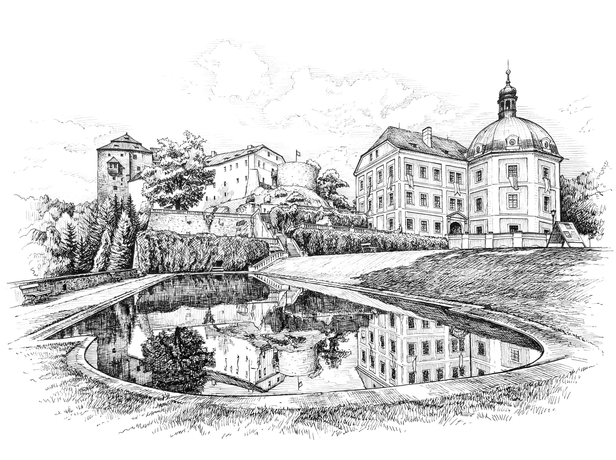 Zámek a hrad Bečov nad Teplou