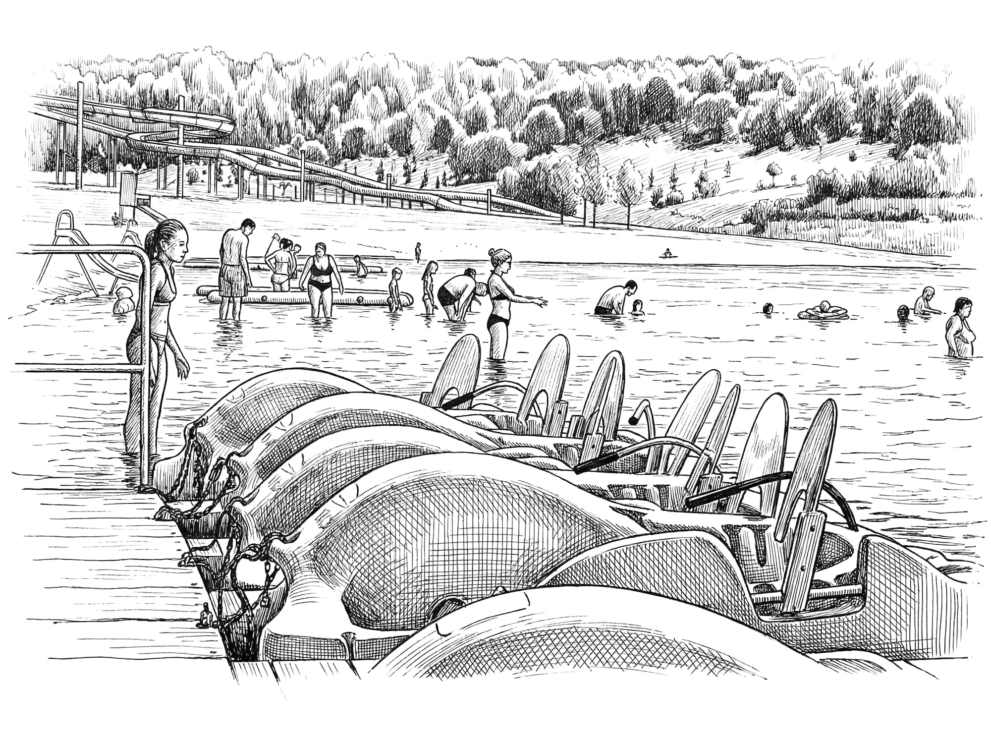 Přírodní koupaliště Michal