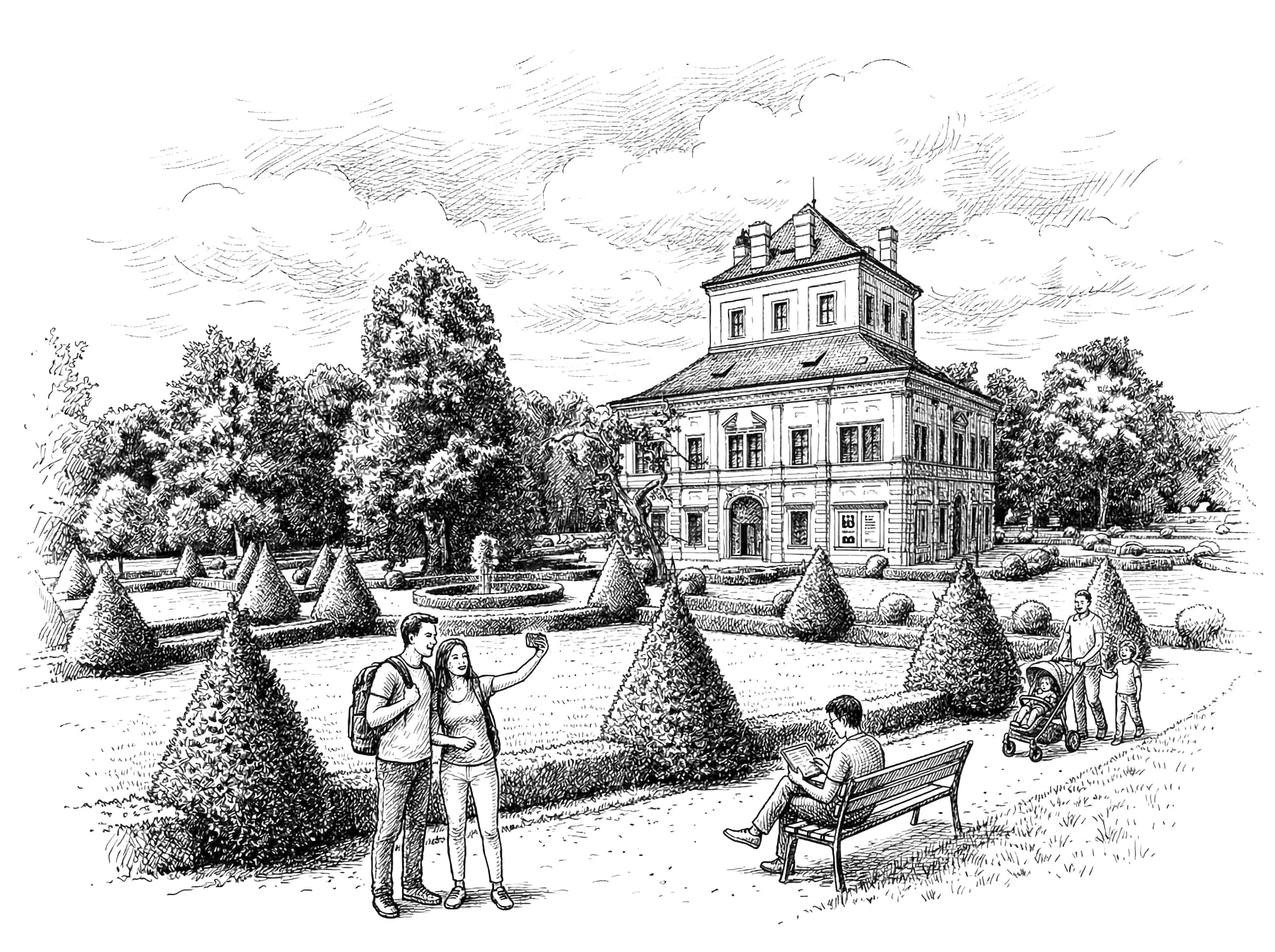 Zámecký park Ostrov