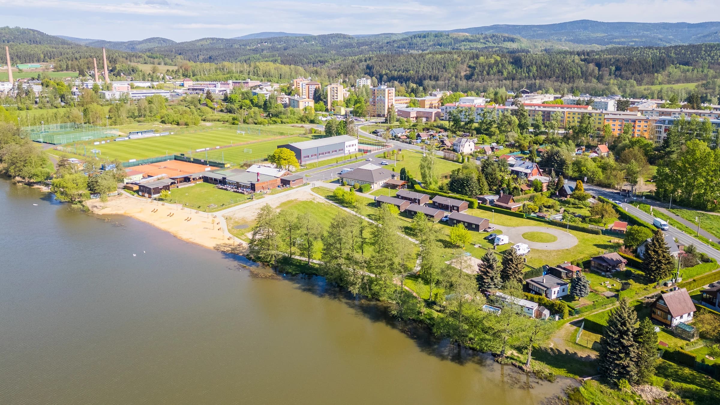 BeachCamp aerial view